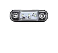 NaNMiBHd Car Indicator For Trailer For Truck For Caravan For 12V For 24V 3LED Waterproof Turn Signals Side Marker Lamp LED Warning Light Bar Vehicle Turn Light(White)
