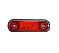 NaNMiBHd Car Indicator For Trailer For Truck For Caravan For 12V For 24V 3LED Waterproof Turn Signals Side Marker Lamp LED Warning Light Bar Vehicle Turn Light(Red)