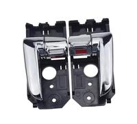 NaNMiBHd Car Inner Door Pull Handles for Kia for Spectra for Cerato 2004 2005 2006 2007 2008 2009 Car Black Beige Chrome Interior Door Handle Front Rear Left Right