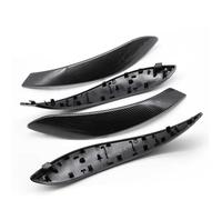 NaNMiBHd Car Interior Door Pull Handle 4PCS Left Right Door Pull Handle Outer Cover Panel Trim for BMW 3 4 Series for M3 for M4 for F30 for F31 for F32 for F33 (Black Carbon-Cover)