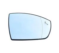 NaNMiBHd Car Rearview lens For KUGA For II Heated Blind Spot Warning Side Mirror Glass Auto Replace Convex For 2013 For 2014 For 2015 For 2016-2019 Wing Rear models Mirror lens(Right side RH)