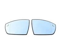 NaNMiBHd Car Rearview lens For KUGA For II Heated Blind Spot Warning Side Mirror Glass Auto Replace Convex For 2013 For 2014 For 2015 For 2016-2019 Wing Rear models Mirror lens(A pair)