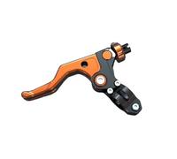 NaNMiBHd Motorcycle Brake Clutch for DRZ400S for SM for DR250R for RMZ250 450 for DRZ400R Motocross Short Stunt Clutch Lever Easy Pull Cable Reduce Resistance Levers(Orange)