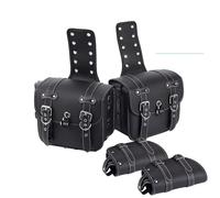 NaNMiBHd Motorcycle Dual Side Pannier A Pair of Black Small Large Motorcycle Side Hanging for Bag for Saddle for Prince for Electric Car Box Anti-Theft Lock Panniers Moto(Sspb)