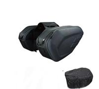 NaNMiBHd Motorcycle Dual Side Pannier for Motorcycle Waterproof Saddle Bag Side Helmet Riding Travel Bags Rain Cover for One Pair Panniers Moto(Oxford Cloth)