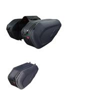 NaNMiBHd Motorcycle Dual Side Pannier for Motorcycle Waterproof Saddle Bag Side Helmet Riding Travel Bags Rain Cover for One Pair Panniers Moto(Oxford and Plastic)