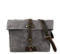 NaNMiBHd Motorcycle Dual Side Pannier for Retro Motorcycle Saddle Bag Waterproof Motorbike Side Large Capacity Saddlebags Canva Backpack Vintage Panniers Moto(Gary)