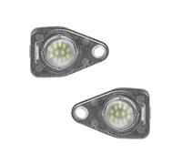 NaNMiBHd Number Plate Light For Lincoln For Mercury 5F1Z13550AA Xenon White Light Clear Cover ABS Durable Lamps 2Pcs LED License Plate