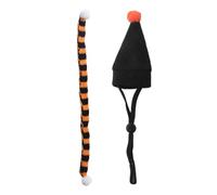 Nanmiyan Pet Hat and Scarf Set - Hamster Halloween Costume Hat and Scarf | Adjustable Headwear Pet Outfit for Holiday Festival Christmas Birthday Party Gatherings