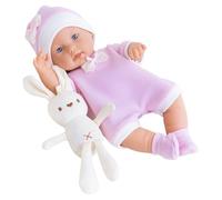 Nanmiyan Reborn Kids Doll | 12 Inch Realistic Washable Full Body Toy with Bunny | Kids Born Doll | for Family Friends Girls Youth Teens Daughter Nursery Birthdays Valentine's Day Home