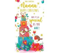 Nanna Christmas Card Hope It Is As Special As You Are 9" x 5"
