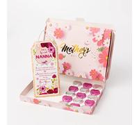 Nanna Mothers Day Gift Ceramic Plaque Keepsake Milk Chocolate Hearts Hamper Mum
