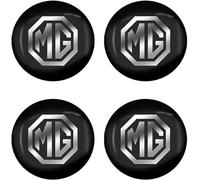 NANNANQIPEI 4 PCS Wheel Cap Stickers for MG HS ZST MG3 MG5 MG6 MG7 GT GS Hector ZX EZS EHS 56mm, Tire Rim Cap Sticker, Hub Cap, Badge Sticker, Car Accessories, Decorate Accessories