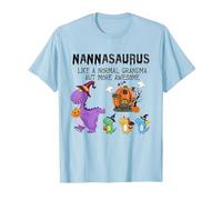 nannasaurus -Like A Normal Grandma Halloween Costume T-Shirt, Men, Baby Blue, Medium