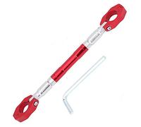 Nannigr Handlebar Crossbar,Universal Adjustable Aluminium Alloy Motorcycle Balance Cross Handlebar Strengthen Lever Bar(red)
