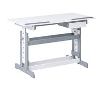 Manual Adjustable Standing Desk NANNUP White 110 cm 53 cm