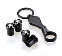 NANNUT 4pcs Car Tire Valve Caps, For Peugeot 206 207 208 307 308 407 508 607 2008 3008 4008 5008, Valve Caps with Rubber Ring, Waterproof Dust-proof Stem Covers, Exterior Accessories