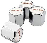NANNUT 4pcs Car Tire Valve Caps, Valve Caps with Rubber Ring, Waterproof Dust-proof Stem Covers, Exterior Decoration Accessories, For Isuzu D-MAX DMAX D MAX Trooper Rodeo