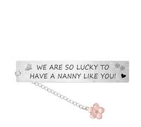Nanny Bookmark Nanny Gift from Granddaughter Grandson Nanny Appreciation Gift Birthday Christmas Thanksgiving Mother's Day Gifts for Nanny Nana