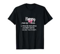 Nanny Bow Coquette Definition Gives the Best Advice Funny T-Shirt