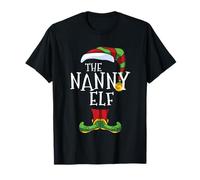 Nanny Elf Family Matching Christmas Group Funny T-Shirt
