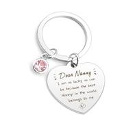 Nanny Gifts,Gifts for Nanny,Nanny Christmas Gifts,Nanny Gift,Nanny Gifts from Grandchildren,Nannie Gift for Nanny,Presents for Nanny,Nannys' Gifts,Nanny Birthday Gifts Keyring Nanny Mothers Day Gifts