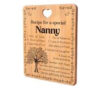Nanny Gifts, Gifts for Nanny, Natural Bamboo Cutting Board, Nanny Birthday Gifts, Kitchen Gifts, Grandma Gifts from Grandchildren, Birthday Gifts for Nanny, Grandma Gifts