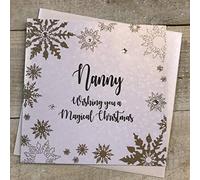 NANNY Handmade Christmas Card - by White Cotton Cards