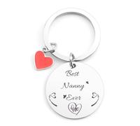 Nanny Mothers Day Gifts, Nanny Gifts, Grandma Gifts, Nanny Keyring, Nanny Birthday Gifts,Nanny Gifts from Grandchildren,Grandma Christmas Gifts Presents for Grandma,Grandparents gifts Grandma Keyring