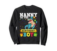 Nanny of the Birthday Boy Dinosaur T-Rex Birthday Gift Boy Sweatshirt