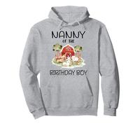Nanny of The Birthday For Boy Barnyard Farm Animals Party Pullover Hoodie