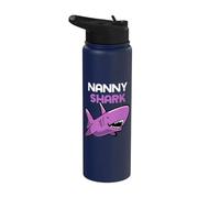 Nanny Shark Cool Funny Family Stainless Steel Insulated Water Bottle