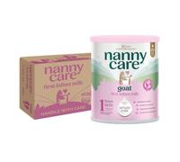 Nannycare Goat Based First Infant Milk - Stage 1 (From Birth) | Baby Powder from Whole Goats Milk | Nutritionally Complete Formula for Combination or Bottle Feeding - 800g (6 Pack)