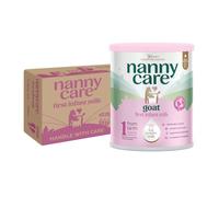 Nannycare Goat Based First Infant Milk - Stage 1 (From Birth) | Baby Powder Made from Whole Goats Milk | Nutritionally Complete Formula for Combination or Bottle Feeding - 800g (6 Pack)