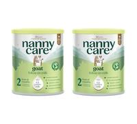 Nannycare Goat Based Follow On Milk - Stage 2 (6-12 Months) | Baby Powder Made from Whole Goats Milk | Nutritionally Complete Formula for Combination or Bottle Feeding - 800g - Pack of 2