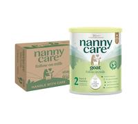 Nannycare Goat Based Follow On Milk - Stage 2 (6-12 Months) | Baby Powder Made from Whole Goats Milk | Nutritionally Complete Formula for Combination or Bottle Feeding - 800g (6 Pack)