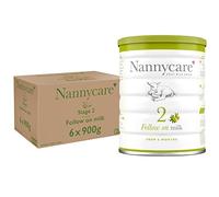Nannycare Stage 2 Goat Milk Follow-On Baby Formula for 6-12 Months - Natural Nutrition for Babies, Gentle Goat Milk Baby Formula Powder with Vitamin D - 900g (Pack of 6)