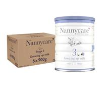 Nannycare Stage 3 Goat Milk Growing up Formula for 1-3 years - Natural Nutrition for Toddlers, Gentle Goat Milk Baby Formula Powder - 900g (Pack of 6)