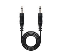 Nano 10.24.0101 estéreo Cable 3.5 mm Jack Cable M/M 1.5 M (), Black