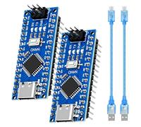 Nano 328P V3 Development Board with USB Cable AYWHP 2 Pieces Development Board with Chip CH340 5V 16M Microcontroller Type-C Connector Compatible with Arduino