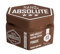 Nano Absolute Hair Styling Aqua Wax No.3 Brown | Strong Hold & Shinny Look | 140 ml