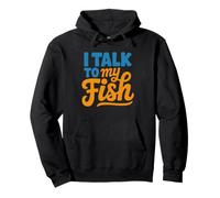 Nano Aquarium Aquarist Talks Fish Small Tank Humor Pullover Hoodie