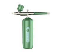 Nano Atomizing Sprayer Mini Air Compressor Set Air Brush Paint Spray Gun Air Brush for Nail Art Tattoo Craft Cake Face Nano Atomizing Sprayer Effortless Precision Consistent Spray(3-Blackish Green)