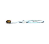 nano-b Anti-Bacterial Manual Toothbrush Medium Hard - Small Head with Nano Gold Impregnated Double Bristles - Blue
