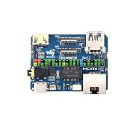 Nano Base Board for Raspberry Pi Compute Module 5, CM5 Mini Expansion Board with Pre-Soldered Header, 4K HDMI, USB 3.2, Gigabit Ethernet, Dual MIPI, PCIe, 40PIN GPIO