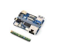 Nano Base Board for Raspberry Pi Compute Module 5 Lite/eMMC Series Board, Same Size as CM5, with CM5 Socket/40PIN GPIO Header/RJ45 Gigabit Eth/16PIN PCIe/HDMI/USB 3.2/Audio/MIPI Interface etc.