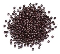 Nano Beads Silicone Lined for Hair Extensions - 1000pcs 3mm Micro Beads for Nano Ring Hair Extensions,Strong Hold for Passion Twist Crochet Hair - Silicone Ring for Easy Application(Brown)