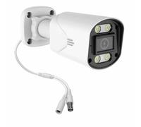 Nano Box Full Colour Night Vision Bullet CCTV Camera, 2.8mm Wide View Angle Lens, Built-in MIC, AOC, HD 1080P, Outdoor Bullet IP66 Waterproof