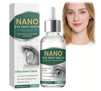 Nano Brightening Eye Drops for Dry Eyes - Long-Lasting Lubricating Relief for Itchy,Red & Stressed Eyes,Artificial Tears Treatment for Contact Lens Wearers & Adults