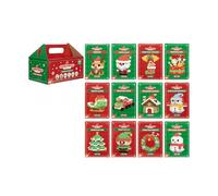 Nano Building Blocks 24Cm Christmas Box 12 Assorted Construction Sets Nano Multicolor